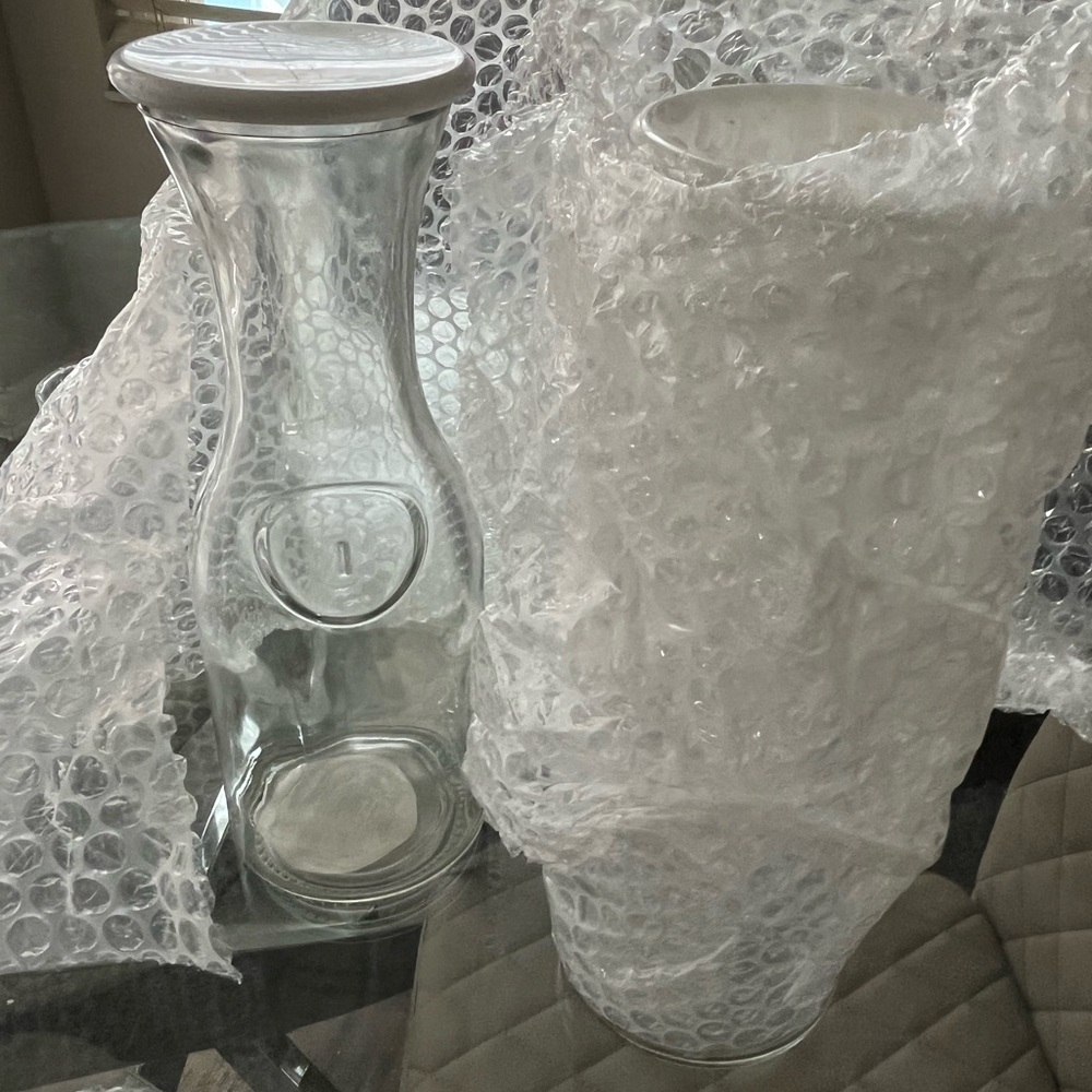 Clear Glass Carafe-2